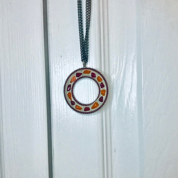 Circle tile necklace - Picture 1 of 2